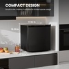 image:imageAntarctic Star 16 CuFt Compact Refrigerator with Freezer Mini fridge Removable Shelves 7 Adjustable Thermostat for Bedroom Apartment amp Office Black