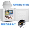 image:imageAntarctic Star Mini Upright Freezer 12 cuft Compact freezer with Removable Shelves and Adjustable Thermostatfor HomeKitchenOfficeWhite
