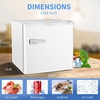 image:imageAntarctic Star Mini Upright Freezer 12 cuft Compact freezer with Removable Shelves and Adjustable Thermostatfor HomeKitchenOfficeWhite