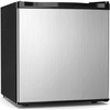 image:imageAntarctic Star 16 Cu Ft Mini Fridge with FreezerSmall Compact Refrigerator with Single Reversible Door Removable Shelves 7 Adjustable Thermostat for DormBedroomOfficeBlackSILVER