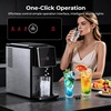 image:imageAntarctic Star Nugget Ice Maker Countertop 33 Lbs24H Automatic Ice Dispenser SelfCleaning Portable Ice Machine 18L Water Tank Touch Screen amp Auto Ice Drop for HomeOfficeKitchenBlack