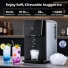 image:imageAntarctic Star Nugget Ice Maker Countertop 33 Lbs24H Automatic Ice Dispenser SelfCleaning Portable Ice Machine 18L Water Tank Touch Screen amp Auto Ice Drop for HomeOfficeKitchenBlack
