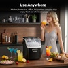 image:imageAntarctic Star Nugget Ice Maker Countertop Portable Chewable Crushed Ice Machine with SelfCleaning 35Lbs24H OneClick Operation Fast Ice in 57 Mins for Home Kitchen Office BarBlack