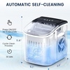 image:imageAntarctic Star Portable Ice Maker Countertop 18Lbs24H SelfCleaning Ice Machine with OneTouch Operation amp Ice Scoop Included for Home Kitchen Office BlackDark Black