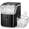 image:imageAntarctic Star Nugget Ice Makers Countertop Pebble Ice Machine with Chewable Pellet Ice 35Lbs24H SelfCleaning Sonic Ice OneClick Operation for KitchenParty Stainless Steel SilverStainless Steel Black
