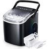 image:imageAntarctic Star Portable Ice Maker Countertop 18Lbs24H SelfCleaning Ice Machine with OneTouch Operation amp Ice Scoop Included for Home Kitchen Office BlackDark Black