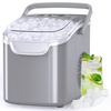 image:imageAntarctic Star Portable Ice Maker Countertop 18Lbs24H SelfCleaning Ice Machine with OneTouch Operation amp Ice Scoop Included for Home Kitchen Office BlackGrey