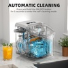 image:imageAntarctic Star Countertop Ice Maker Portable Ice Machine with Carry Handle 265Lbs24H 2 Sizes Bullet Ice 8Cubes in 6 Mins OfficeKitchenBar Whitegrey