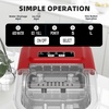 image:imageAntarctic Star Countertop Ice Maker Portable Ice Machine with Carry Handle 265Lbs24H 2 Sizes Bullet Ice 8Cubes in 6 Mins OfficeKitchenBar Whitered