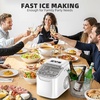 image:imageAntarctic Star Countertop Ice Maker Portable Ice Machine with Carry Handle 265Lbs24H 2 Sizes Bullet Ice 8Cubes in 6 Mins OfficeKitchenBar Whitewhite