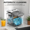 image:imageAntarctic Star Countertop Ice Maker Portable Ice Machine with Carry Handle 265Lbs24H 2 Sizes Bullet Ice 8Cubes in 6 Mins OfficeKitchenBar Whitewhite