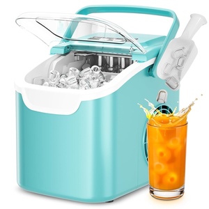image:imageAntarctic Star Countertop Ice Maker Portable Ice Machine with Carry Handle 265Lbs24H 2 Sizes Bullet Ice 8Cubes in 6 Mins OfficeKitchenBar Whitegreen