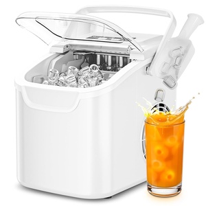 image:imageAntarctic Star Countertop Ice Maker Portable Ice Machine with Carry Handle 265Lbs24H 2 Sizes Bullet Ice 8Cubes in 6 Mins OfficeKitchenBar Whitewhite