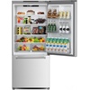 image:imageAntarctic Star 175 Cu Ft French Door Refrigerator Bottom Freezer with BuiltIn Automatic Ice Maker Fast Cooling amp MultiAir Flow Inverter Compressor Stainless Steel VCM LED Touch Display SilverSilver