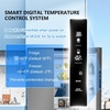 image:imageAntarctic Star 175 Cu Ft French Door Refrigerator Bottom Freezer with BuiltIn Automatic Ice Maker Fast Cooling amp MultiAir Flow Inverter Compressor Stainless Steel VCM LED Touch Display SilverGrey
