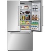 image:imageAntarctic Star 175 Cu Ft French Door Refrigerator Bottom Freezer with BuiltIn Automatic Ice Maker Fast Cooling amp MultiAir Flow Inverter Compressor Stainless Steel VCM LED Touch Display SilverSilver