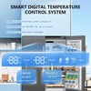 image:imageAntarctic Star 175 Cu Ft French Door Refrigerator Bottom Freezer with BuiltIn Automatic Ice Maker Fast Cooling amp MultiAir Flow Inverter Compressor Stainless Steel VCM LED Touch Display SilverGrey