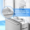 image:imageAntarctic Star 175 Cu Ft French Door Refrigerator Bottom Freezer with BuiltIn Automatic Ice Maker Fast Cooling amp MultiAir Flow Inverter Compressor Stainless Steel VCM LED Touch Display SilverSilver