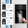image:imageAntarctic Star 175 Cu Ft French Door Refrigerator Bottom Freezer with BuiltIn Automatic Ice Maker Fast Cooling amp MultiAir Flow Inverter Compressor Stainless Steel VCM LED Touch Display SilverSilver