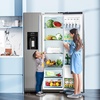 image:imageAntarctic Star 175 Cu Ft French Door Refrigerator Bottom Freezer with BuiltIn Automatic Ice Maker Fast Cooling amp MultiAir Flow Inverter Compressor Stainless Steel VCM LED Touch Display SilverSilver