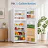 image:imageAntarctic Star 176 CuFt2 Door Refrigerator with FreezerAdjustable ThermostatReversible Door for KitchenDorm and OfficeWhite