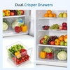 image:imageAntarctic Star 176 CuFt2 Door Refrigerator with FreezerAdjustable ThermostatReversible Door for KitchenDorm and OfficeWhite