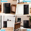 image:imageAntarctic Star 26 Cu Ft Mini Fridge Compact Refrigerator with Freezer Adjustable Temp Reversible Door LED Light for Home Office Bar Bedroom26 Cu Ft
