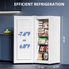image:imageAntarctic Star 60 CuFt Upright Freezer Compact Stand Up Freezer with 7Temp Control Removable Glass Shelves Adjustable Legs amp Reversible Door for Home Apartment Dorm WhiteWhite