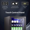 image:imageAntarctic Star Mini Fridge 130 Can Beverage Refrigerator for Soda Beer or Wine Stainless steel door frame for Office or Bar with Adjustable Removable Shelves Silver 31 CuFtBlack