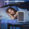 image:imageAntarctic Star Mini Fridge 4 Liter6 Cans Portable Mini Compact Refrigerator with Gaming Light for BedroomCarOffice and Dorm Small Cooler for Cosmetics Beverage and Food BlackColorful White