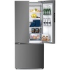 image:imageAntarctic Star 175 Cu Ft French Door Refrigerator Bottom Freezer with BuiltIn Automatic Ice Maker Fast Cooling amp MultiAir Flow Inverter Compressor Stainless Steel VCM LED Touch Display SilverGrey