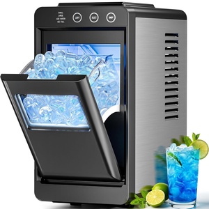 image:imageAntarctic Star Ice Maker Portable Ice Machine with SelfCleaning Function 8 Cubes in 6 Mins Fast Countertop Ice Making Compact Ice Cube Maker for Home Kitchen RV Travel Stainless SteelBLACK