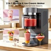 image:imageAntarctic Star 2in1 Slushie Machine amp Ice Cream Maker 40oz Soft Serve Ice Cream Machine No Ice Needed Frozen Drink Maker 8 Presets AutoClean amp Delay Timer Margarita Machine for Home Black