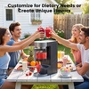 image:imageAntarctic Star 2in1 Slushie Machine amp Ice Cream Maker 40oz Soft Serve Ice Cream Machine No Ice Needed Frozen Drink Maker 8 Presets AutoClean amp Delay Timer Margarita Machine for Home Black