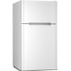 image:imageAntarctic Star Compact Mini Fridge with FreezerDouble Door with Adjustable ThermostatSmall Fridge Removable Shelves for DormOffice25 CuFtBlackWhite