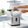 image:imageAntarctic Star Nugget Ice Makers Countertop with AutoCleaning 35lbsDay Portable Sonic Ice Machine with Handle Basket and Scoop for HomeKitchenOfficeCampingStainless Steel BlackStainless steel silver