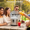 image:imageAntarctic Star Nugget Ice Makers Countertop with AutoCleaning 35lbsDay Portable Sonic Ice Machine with Handle Basket and Scoop for HomeKitchenOfficeCampingStainless Steel BlackStainless steel silver