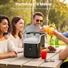 image:imageAntarctic Star Nugget Ice Makers Countertop with AutoCleaning 35lbsDay Portable Sonic Ice Machine with Handle Basket and Scoop for HomeKitchenOfficeCampingStainless Steel BlackBlack