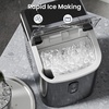 image:imageAntarctic Star Nugget Ice Makers Countertop with AutoCleaning 35lbsDay Portable Sonic Ice Machine with Handle Basket and Scoop for HomeKitchenOfficeCampingStainless Steel BlackStainless steel black