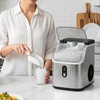 image:imageAntarctic Star Nugget Ice Makers Countertop with AutoCleaning 35lbsDay Portable Sonic Ice Machine with Handle Basket and Scoop for HomeKitchenOfficeCampingStainless Steel BlackStainless steel silver