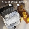 image:imageAntarctic Star Nugget Ice Makers Countertop with AutoCleaning 35lbsDay Portable Sonic Ice Machine with Handle Basket and Scoop for HomeKitchenOfficeCampingStainless Steel BlackStainless steel silver