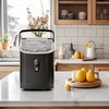 image:imageAntarctic Star Nugget Ice Makers Countertop with AutoCleaning 35lbsDay Portable Sonic Ice Machine with Handle Basket and Scoop for HomeKitchenOfficeCampingStainless Steel BlackStainless steel black
