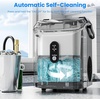 image:imageAntarctic Star Nugget Ice Makers Countertop with AutoCleaning 35lbsDay Portable Sonic Ice Machine with Handle Basket and Scoop for HomeKitchenOfficeCampingStainless Steel BlackStainless steel black