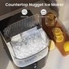 image:imageAntarctic Star Nugget Ice Makers Countertop with AutoCleaning 35lbsDay Portable Sonic Ice Machine with Handle Basket and Scoop for HomeKitchenOfficeCampingStainless Steel BlackBlack