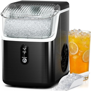 image:imageAntarctic Star Nugget Ice Makers Countertop with AutoCleaning 35lbsDay Portable Sonic Ice Machine with Handle Basket and Scoop for HomeKitchenOfficeCampingStainless Steel BlackBlack