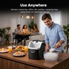 image:imageAntarctic Star Nugget Ice Maker Countertop 35Lbs24H 5 Mins Fast Ice  Portable with Handle OneClick Operation SelfCleaning Water amp Ice Reminder Ice Scoop amp Basket for HomeKitchenCampingMidnight Black