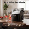 image:imageAntarctic Star Nugget Ice Maker Countertop 35Lbs24H 5 Mins Fast Ice  Portable with Handle OneClick Operation SelfCleaning Water amp Ice Reminder Ice Scoop amp Basket for HomeKitchenCampingJet Black