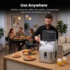 image:imageAntarctic Star Nugget Ice Maker Countertop 35lbs24H Ice Machine Soft Chewable Sonic Ice SelfCleaning Fast Ice Ready in 8 Minutes Compact Design with Handle Stainless Steel Silver