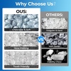 image:imageAntarctic Star Nugget Ice Maker Countertop 44LbDay LED Display Machine  1015Min Fast Ice 2 Sizes EnergySave Portable SelfClean 18L Tank 265Lbs Storage BasketScoop HomeBarRvOfficeDark Black