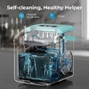 image:imageAntarctic Star Nugget Ice Maker Countertop 44LbDay LED Display Machine  1015Min Fast Ice 2 Sizes EnergySave Portable SelfClean 18L Tank 265Lbs Storage BasketScoop HomeBarRvOfficeGEEEN
